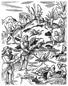 Prospection de métaux, 1556 - Unbekannt
