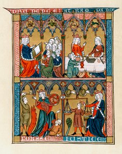 Prudence, Tempérance, Force et Justice, 1290-1300