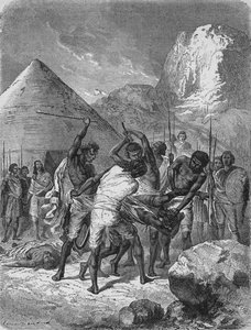 Punition des captifs abyssins