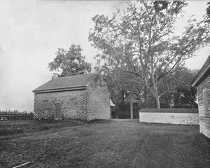 Maison de réunion Quaker, champ de bataille de Princeton, New Jersey, USA, vers 1900 - Unbekannt