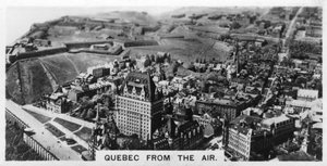 Québec vue du ciel, Canada, vers 1920