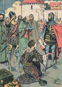 La reine Philippa plaide pour les hommes de Calais - Unbekannt