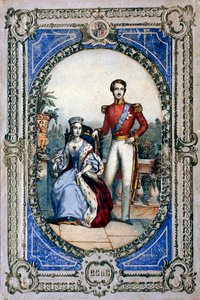 Reine Victoria et Prince Albert, vers 1840 - Unbekannt