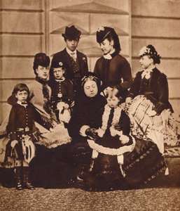 La reine Victoria avec sa belle-fille et ses petits-enfants - Unbekannt