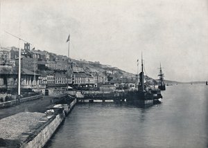 Queenstown - Vue le long du rivage, 1895