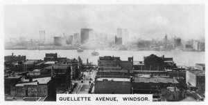 Avenue Quellette, Windsor, Ontario, Canada, vers les années 1920