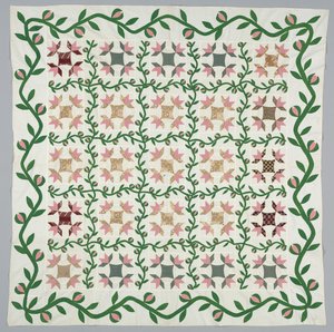 Couverture de quilt, vers 1857 - Unbekannt
