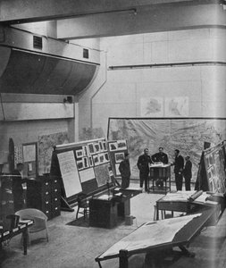 Salle des opérations du Bomber Command de la RAF, 1941