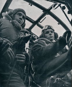 Pilote de bombardier de la RAF et second pilote, 1941