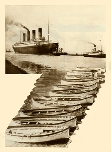 RMS Titanic et canots de sauvetage, 1912