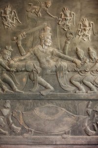 Sculpture du Ramayana, Siem Reap, Cambodge - Unbekannt