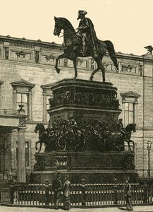 Statue de Frédéric le Grand par Rauch, Berlin