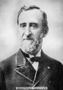 Redfield Proctor, 1831-1908, années 1920