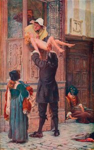 Réduit par la peste, Londres, 1665, 1905
