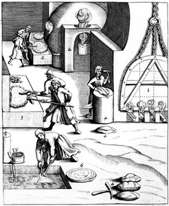 Raffinage du cuivre selon le procédé hongrois, 1683