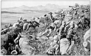 Relief de Ladysmith - la dernière ruée à Hlangwane Hill, 19 février 1900