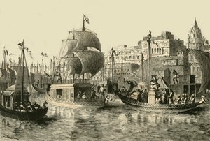 Festival religieux à Bénarès, 1890 - Unbekannt