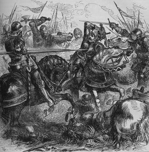 Richard III à Bosworth, 22 août 1485, vers 1880