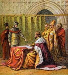 Richard II abdique, 1399, vers 1850