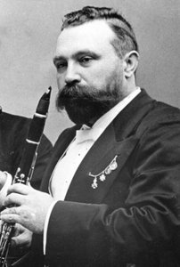 Richard Mühlfeld, clarinettiste allemand, années 1890