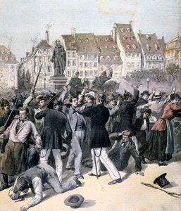 Émeutes sur la Place Kléber, Strasbourg, 1893