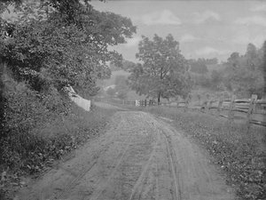 Route le long de la Brandywine, Pennsylvanie, vers 1897