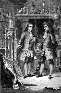 Robert Boyle, chimiste et physicien anglo-irlandais et Denis Papin, physicien français, 1870 - Unbekannt