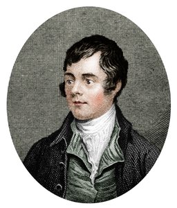 Robert Burns, poète écossais, 1877