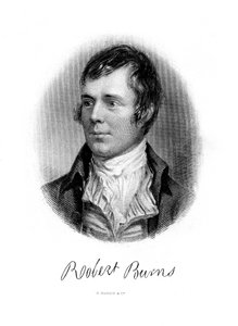 Robert Burns, poète écossais, 19e siècle