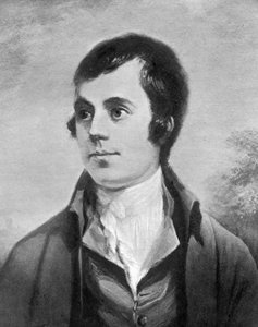 Robert Burns, poète écossais, 19ème siècle