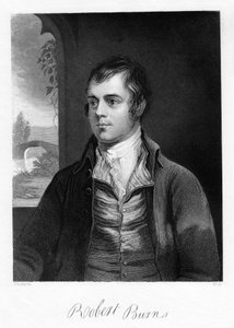 Robert Burns, poète écossais, fin du 18e siècle