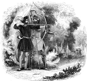 Robin des Bois, héros légendaire anglais et hors-la-loi et champion des pauvres, début 19ème siècle - Unbekannt