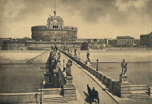 Rome - Pont et Château Saint-Ange, 1910
