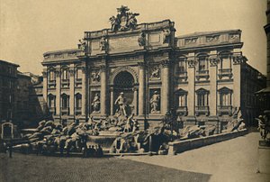 Rome - Fontaine de Trevi, 1910