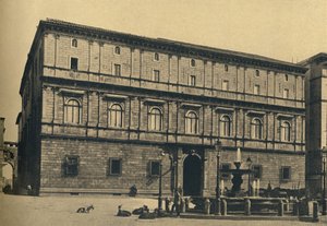 Rome - Piazza Scossacavalli. - Palais du Prince Torlonia, par Bramante, 1910