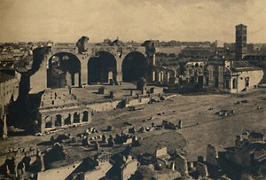Rome - Forum romain - Basilique de Maxence et église de S. Francesca Romana, 1910 - Unbekannt