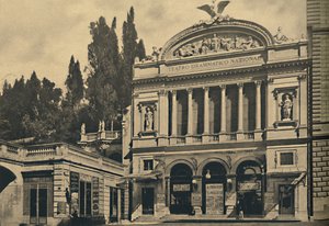 Rome - Via Nazionale. Théâtre dramatique national et Villa Colonna, 1910