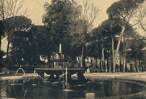 Rome - Villa Borghese - Fontaine des chevaux de mer, 1910 - Unbekannt