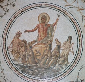 Mosaïque romaine du triomphe de Neptune, 2ème siècle