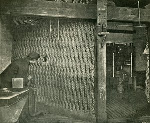 Écran de corde utilisé pour la protection lors de la compression de coton-poudre explosif, 1901 - Unbekannt