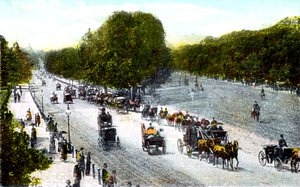 Rotten Row, Hyde Park, Londres, 20ème siècle