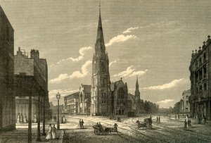 Chapelle et écoles de Rowland Hill, Westminster Bridge Road, vers 1878