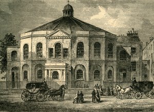 Chapelle de Rowland Hill en 1814, vers 1878