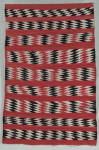 Tapis à bandes de losanges - Unbekannt