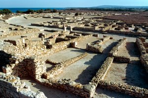 Ruines, Kerkouane, Tunisie, IVe-IIIe siècle av. J.-C.