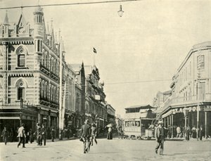 Rue Rundle, Adélaïde, 1901