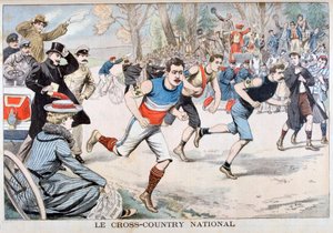 Course, le Cross Country National, Paris, 1903