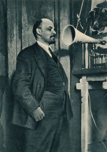 Le leader bolchevique russe Vladimir Lénine lors d