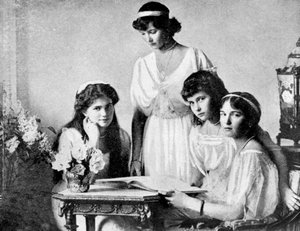 Dames royales russes, hôpital militaire de Tsarkoe, 1914