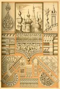 Ornement architectural russe et sculpture sur bois, 1898 - Unbekannt